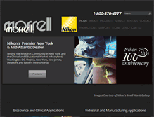 Tablet Screenshot of morrellonline.com